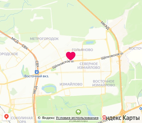 На карте