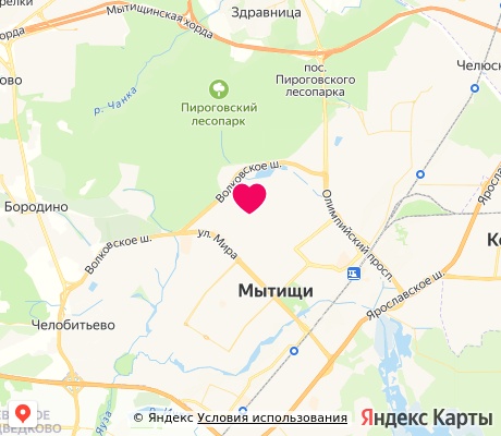 На карте