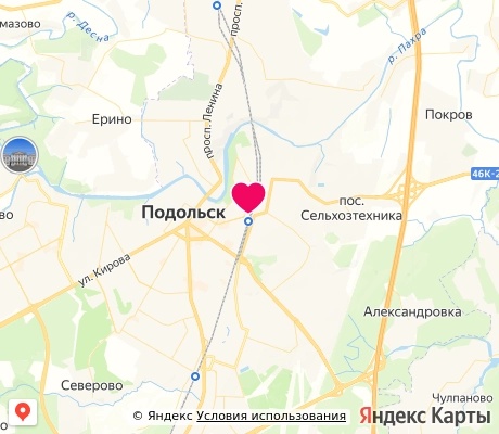 На карте