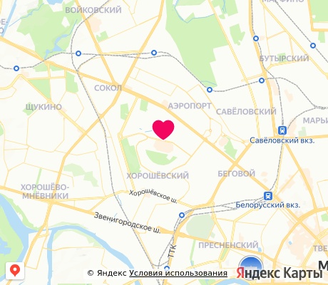 На карте
