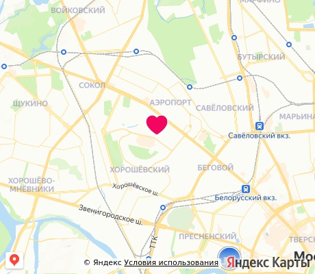 На карте
