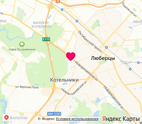 На карте