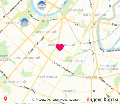 На карте