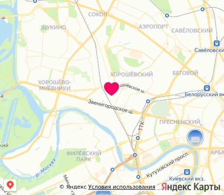 На карте