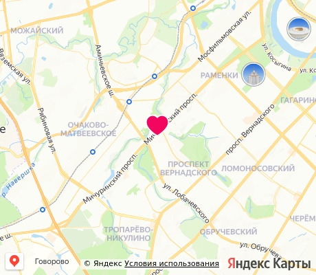 На карте
