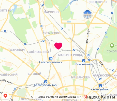На карте