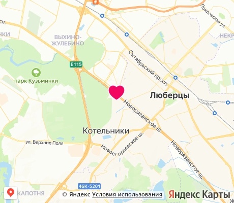 На карте