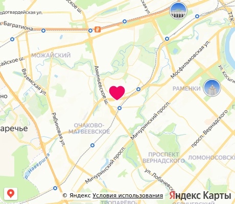 На карте