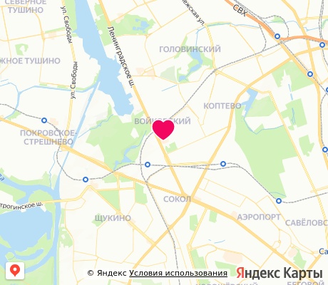 На карте