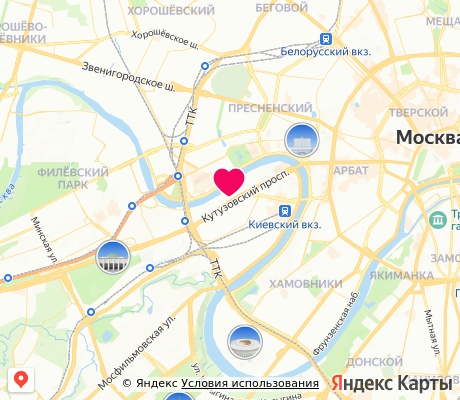На карте