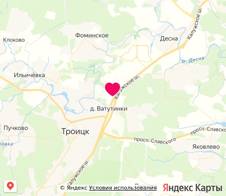 На карте