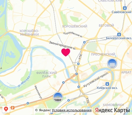 На карте
