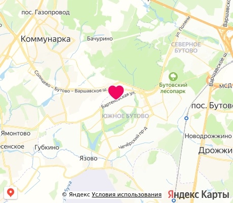 На карте