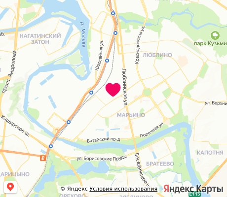 На карте