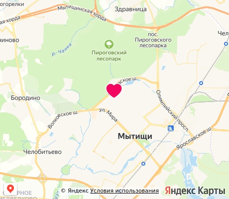 На карте