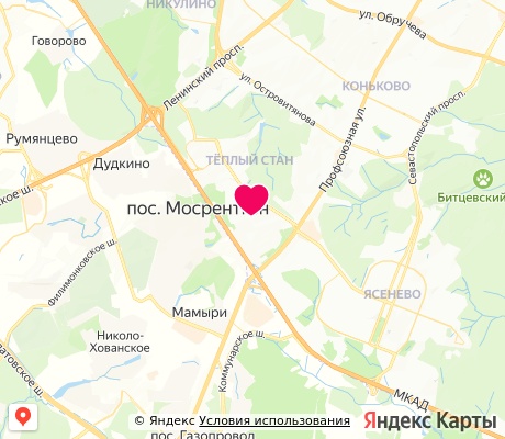 На карте