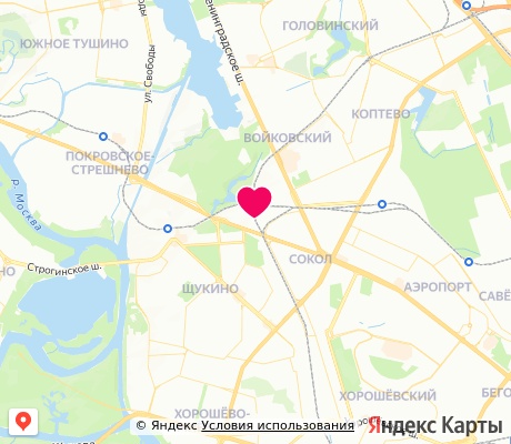На карте