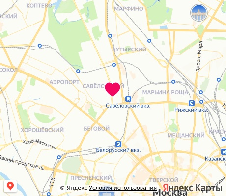 На карте