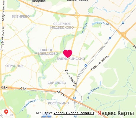 На карте