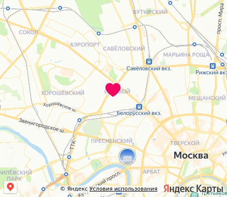 На карте