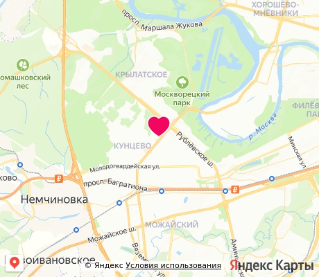 На карте