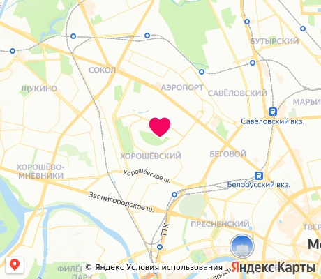 На карте
