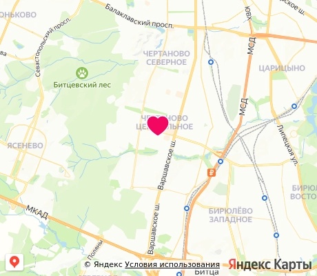На карте