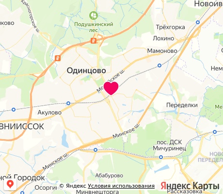 На карте