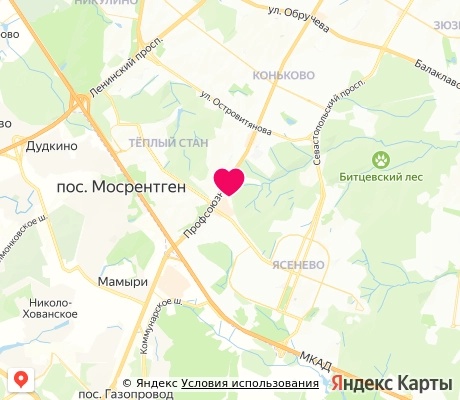 На карте