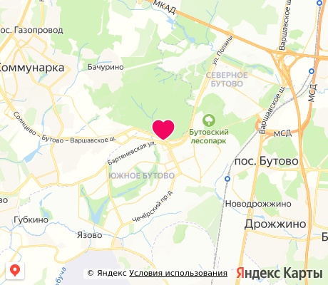 На карте