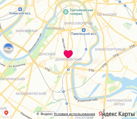 На карте