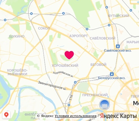 На карте