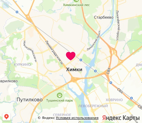 На карте