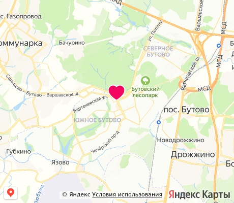 На карте