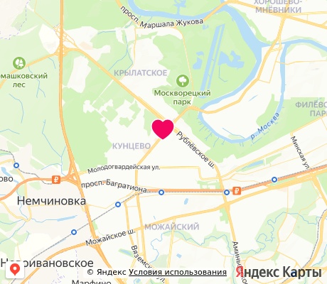 На карте