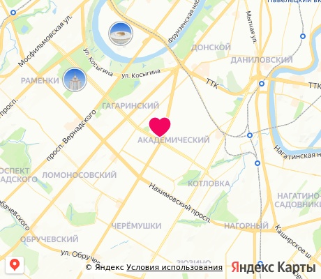На карте