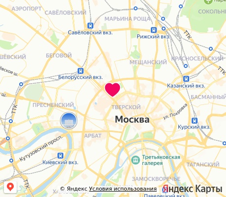На карте