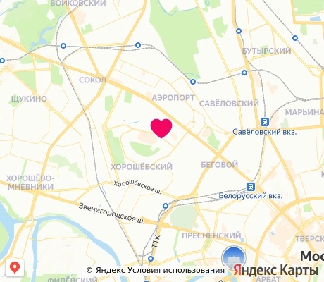 На карте