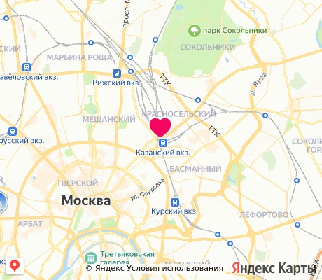 На карте