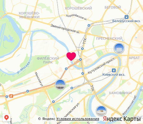 На карте