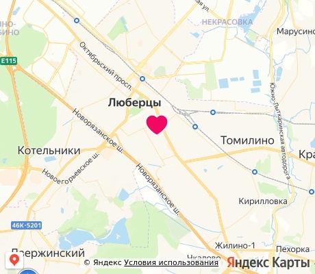 На карте