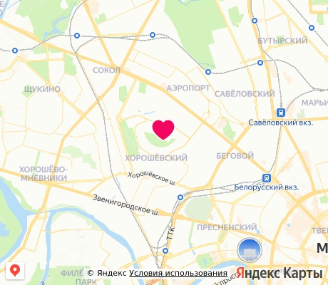 На карте