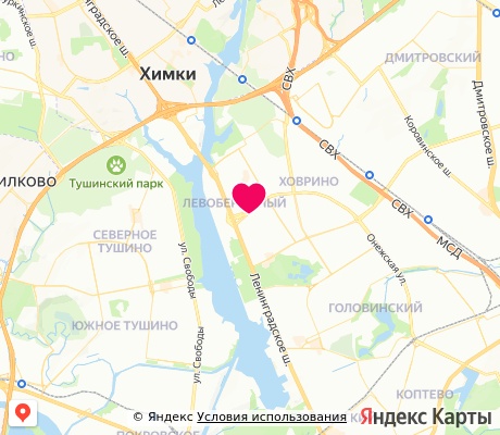 На карте
