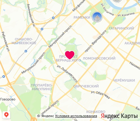 На карте