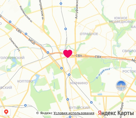 На карте