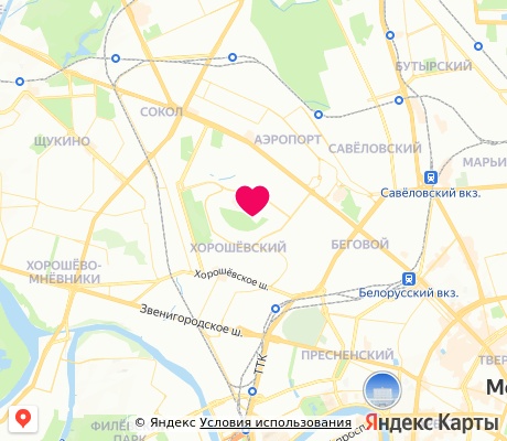 На карте