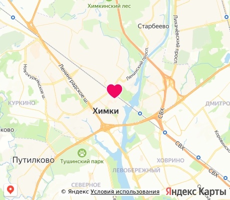 На карте