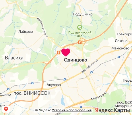На карте