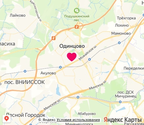 На карте