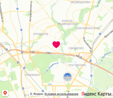 На карте
